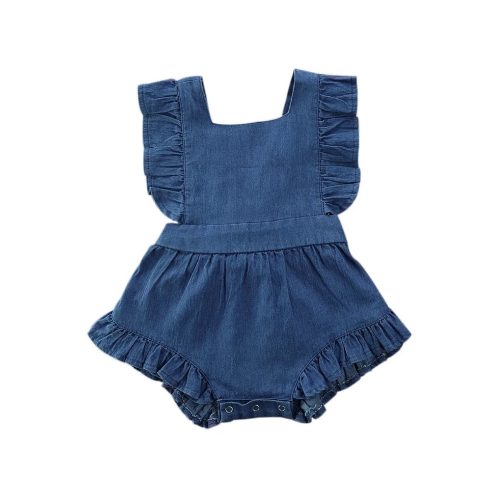Jean Romper for Girls